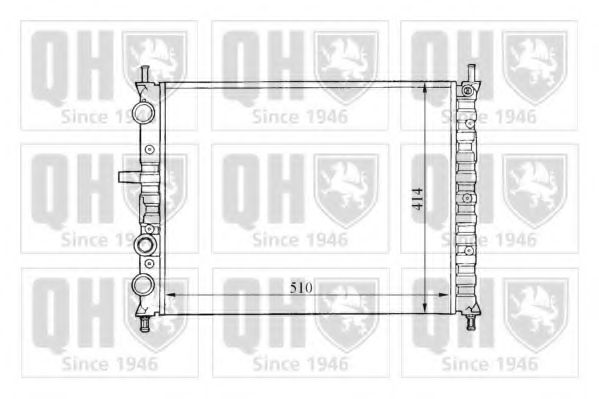 Imagine Radiator, racire motor QUINTON HAZELL QER1479