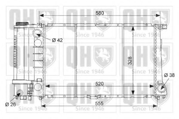 Imagine Radiator, racire motor QUINTON HAZELL QER1484