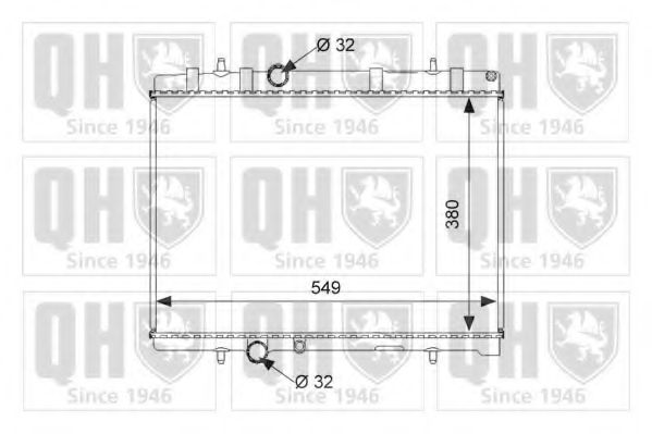 Imagine Radiator, racire motor QUINTON HAZELL QER1488