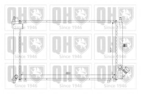 Imagine Radiator, racire motor QUINTON HAZELL QER1506