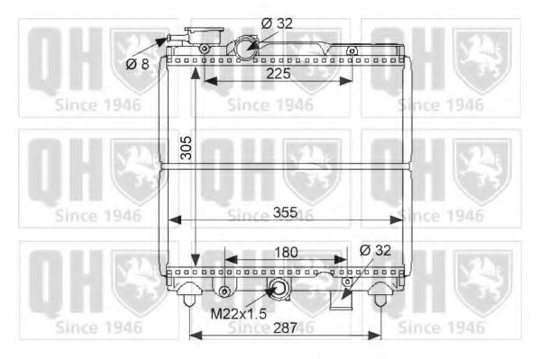 Imagine Radiator, racire motor QUINTON HAZELL QER1517