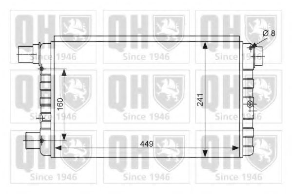 Imagine Radiator, racire motor QUINTON HAZELL QER1518