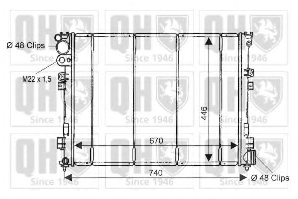 Imagine Radiator, racire motor QUINTON HAZELL QER1521