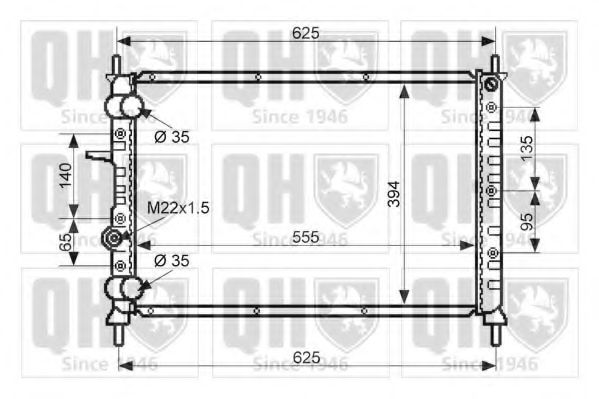 Imagine Radiator, racire motor QUINTON HAZELL QER1522