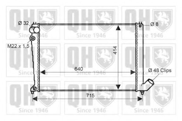 Imagine Radiator, racire motor QUINTON HAZELL QER1530