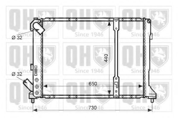 Imagine Radiator, racire motor QUINTON HAZELL QER1538