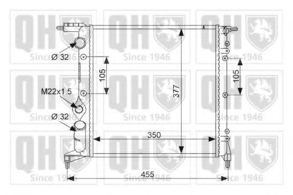 Imagine Radiator, racire motor QUINTON HAZELL QER1553