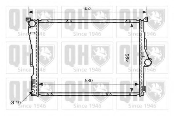 Imagine Radiator, racire motor QUINTON HAZELL QER1554