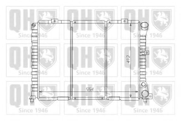 Imagine Radiator, racire motor QUINTON HAZELL QER1560