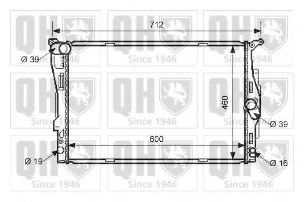 Imagine Radiator, racire motor QUINTON HAZELL QER1561