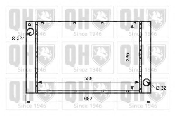 Imagine Radiator, racire motor QUINTON HAZELL QER1562