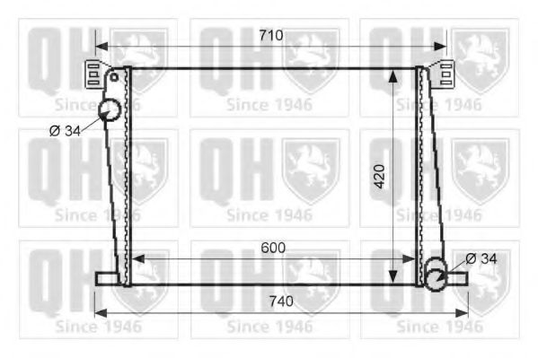 Imagine Radiator, racire motor QUINTON HAZELL QER1565