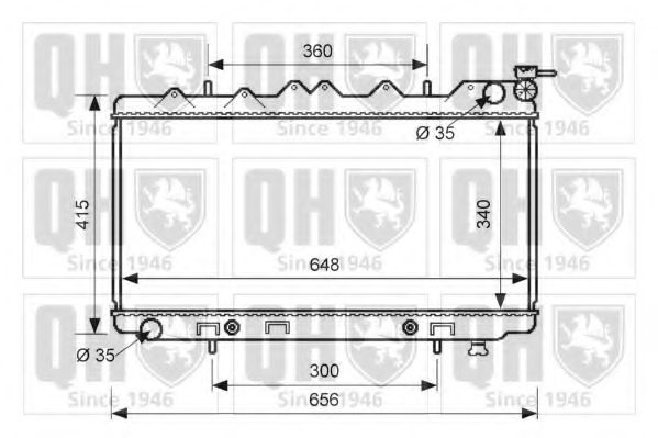 Imagine Radiator, racire motor QUINTON HAZELL QER1573