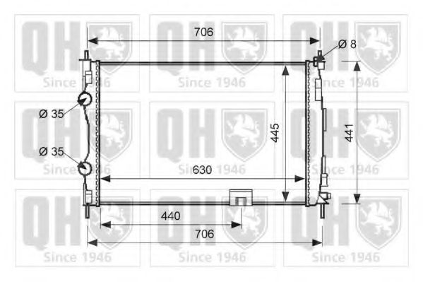 Imagine Radiator, racire motor QUINTON HAZELL QER1579