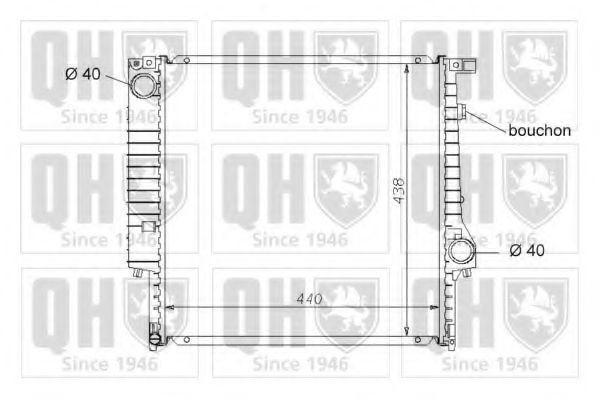 Imagine Radiator, racire motor QUINTON HAZELL QER1580