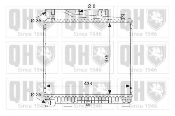 Imagine Radiator, racire motor QUINTON HAZELL QER1586