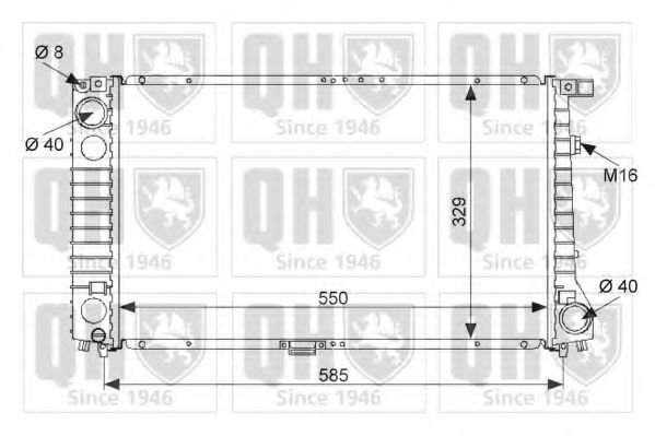 Imagine Radiator, racire motor QUINTON HAZELL QER1593