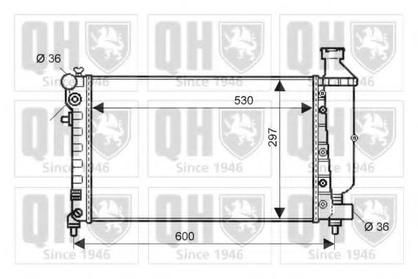 Imagine Radiator, racire motor QUINTON HAZELL QER1609