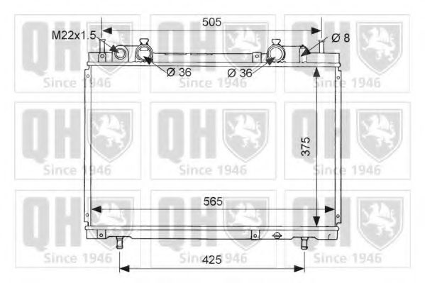 Imagine Radiator, racire motor QUINTON HAZELL QER1618