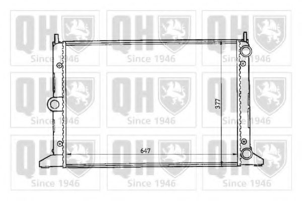 Imagine Radiator, racire motor QUINTON HAZELL QER1634