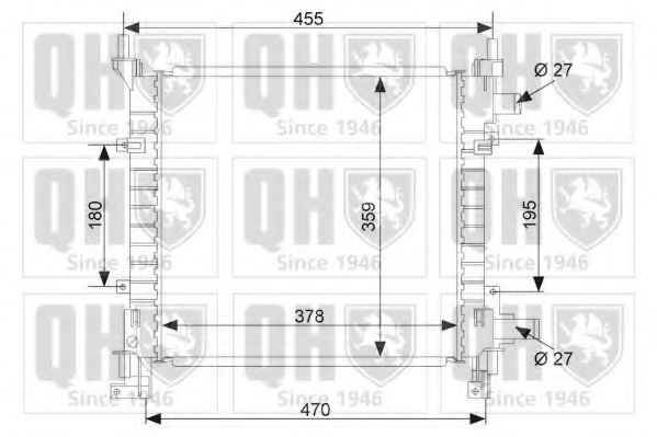 Imagine Radiator, racire motor QUINTON HAZELL QER1637