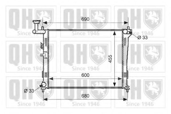 Imagine Radiator, racire motor QUINTON HAZELL QER1648