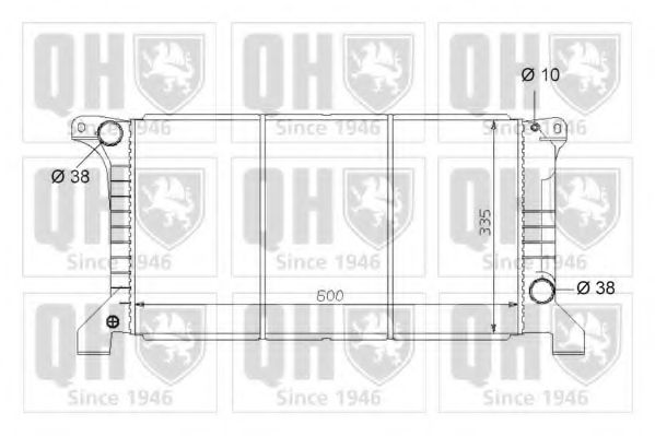 Imagine Radiator, racire motor QUINTON HAZELL QER1651