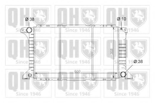 Imagine Radiator, racire motor QUINTON HAZELL QER1652