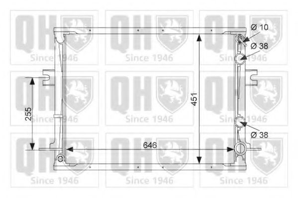 Imagine Radiator, racire motor QUINTON HAZELL QER1659