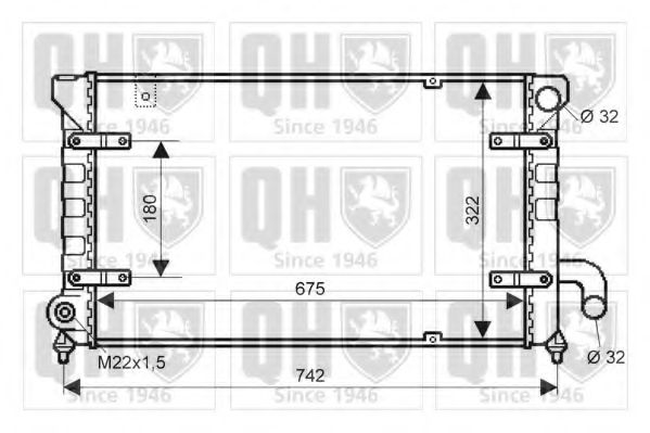 Imagine Radiator, racire motor QUINTON HAZELL QER1662