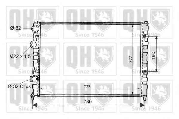 Imagine Radiator, racire motor QUINTON HAZELL QER1668