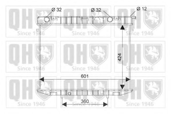 Imagine Radiator, racire motor QUINTON HAZELL QER1688