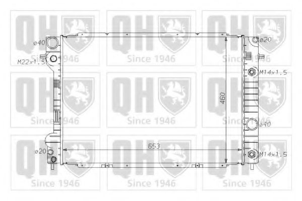 Imagine Radiator, racire motor QUINTON HAZELL QER1696