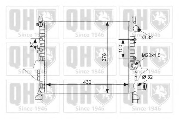 Imagine Radiator, racire motor QUINTON HAZELL QER1718