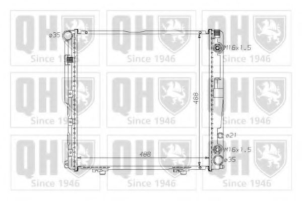 Imagine Radiator, racire motor QUINTON HAZELL QER1729