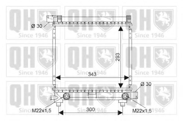 Imagine Radiator, racire motor QUINTON HAZELL QER1732