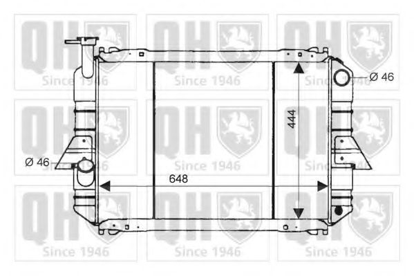 Imagine Radiator, racire motor QUINTON HAZELL QER1755