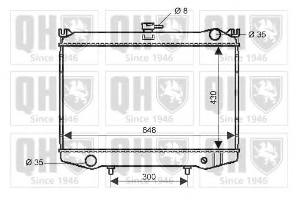 Imagine Radiator, racire motor QUINTON HAZELL QER1761