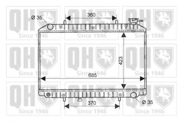 Imagine Radiator, racire motor QUINTON HAZELL QER1766