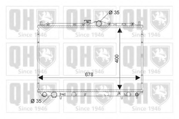 Imagine Radiator, racire motor QUINTON HAZELL QER1768