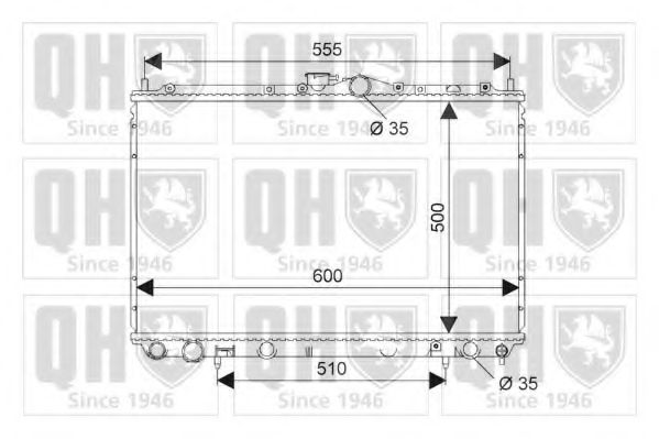 Imagine Radiator, racire motor QUINTON HAZELL QER1770