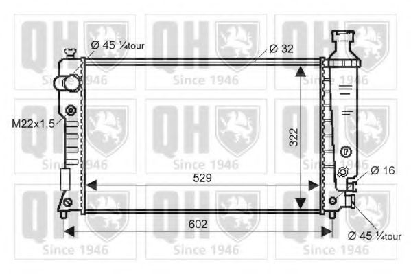 Imagine Radiator, racire motor QUINTON HAZELL QER1806