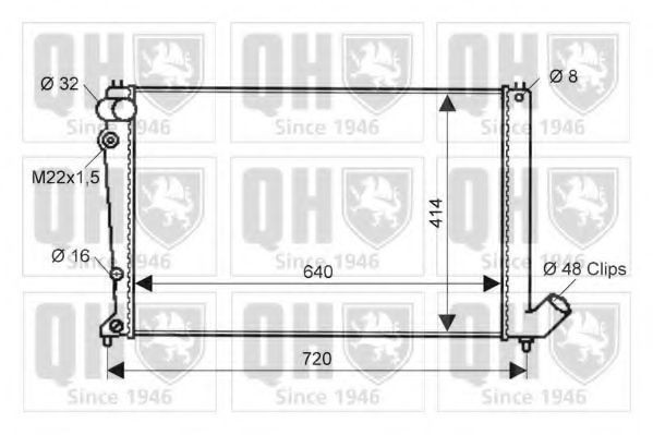 Imagine Radiator, racire motor QUINTON HAZELL QER1810