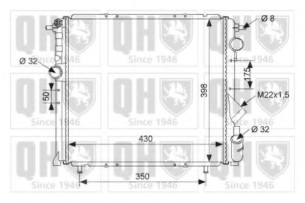 Imagine Radiator, racire motor QUINTON HAZELL QER1831