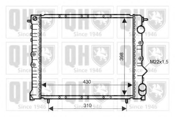 Imagine Radiator, racire motor QUINTON HAZELL QER1832