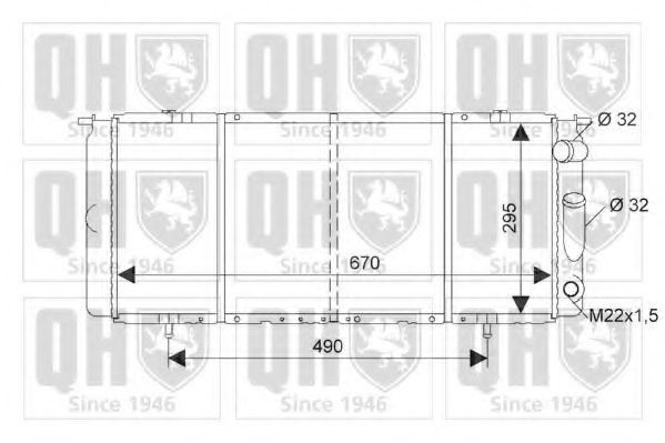 Imagine Radiator, racire motor QUINTON HAZELL QER1834