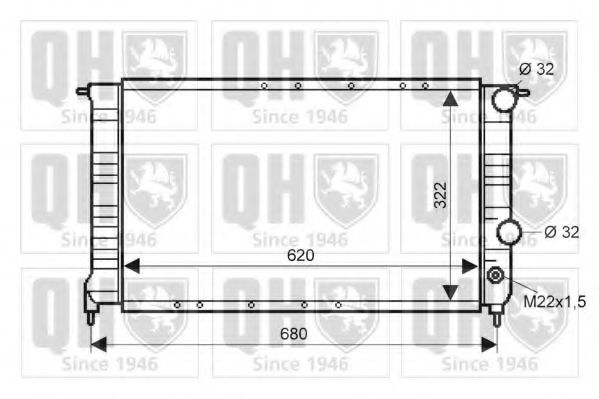 Imagine Radiator, racire motor QUINTON HAZELL QER1836