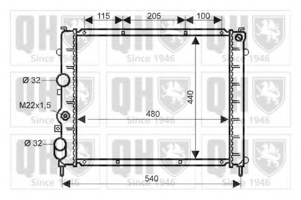 Imagine Radiator, racire motor QUINTON HAZELL QER1845