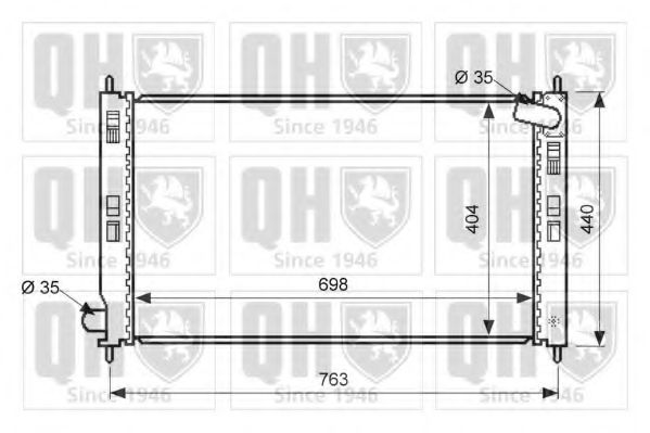 Imagine Radiator, racire motor QUINTON HAZELL QER1854