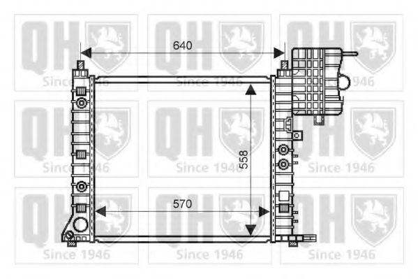 Imagine Radiator, racire motor QUINTON HAZELL QER1855